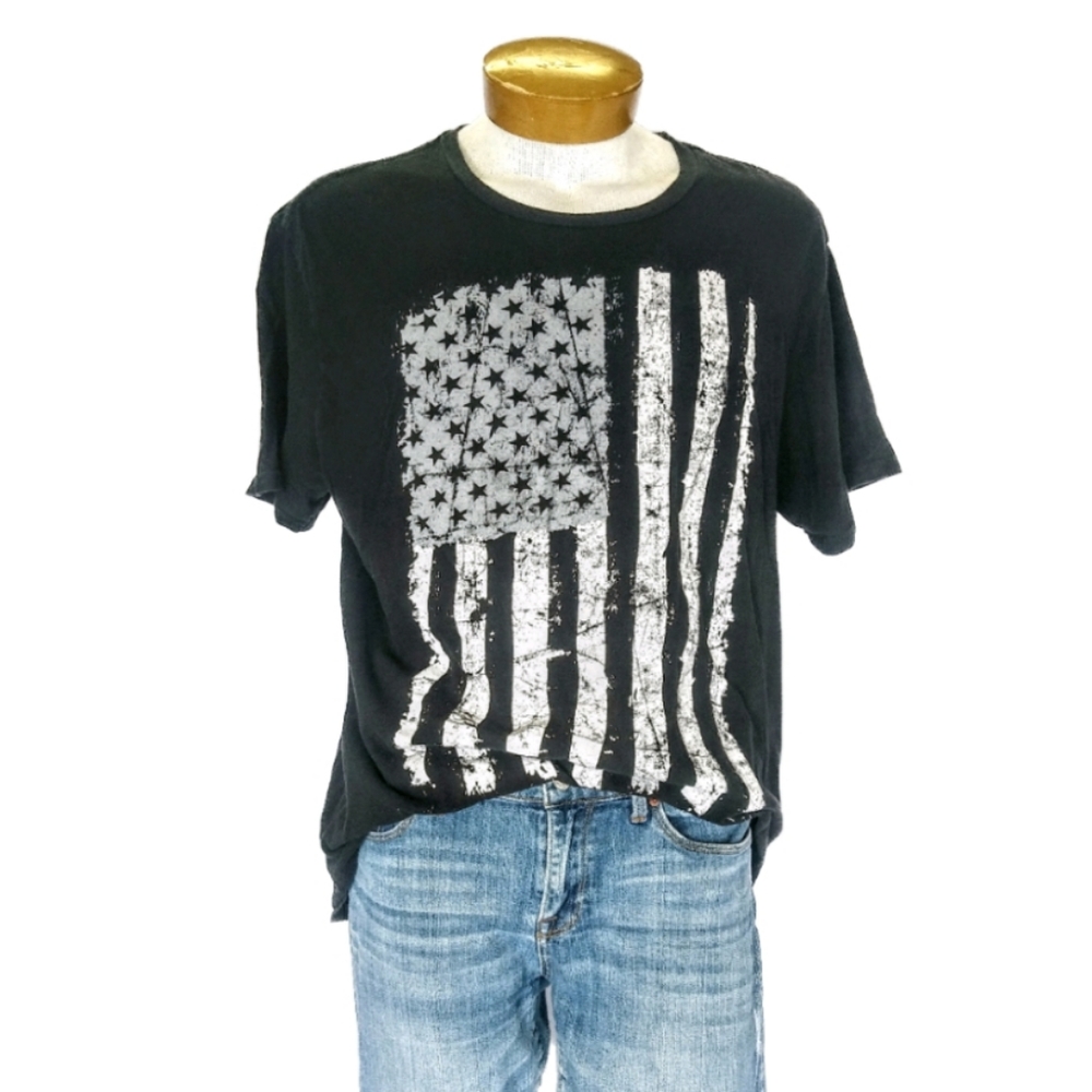 Harley-Davidson Men's 2XL Black White Graphic Tee - Picture 1 of 5